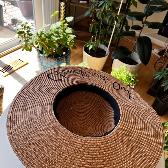 Saks 5th Ave Beach sunhat Sun Hat - Picture 7 of 12